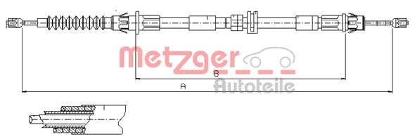 METZGER Kézifék bowden 11.5510_METZ