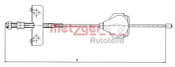 METZGER Kézifék bowden 11.5513_METZ