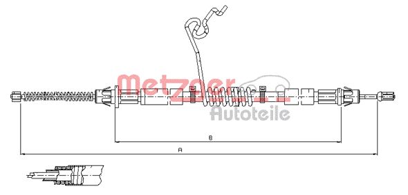 METZGER Kézifék bowden 11.5668_METZ