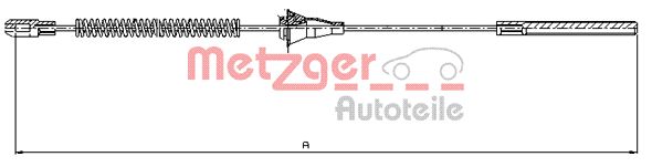 METZGER Kézifék bowden 11.5754_METZ