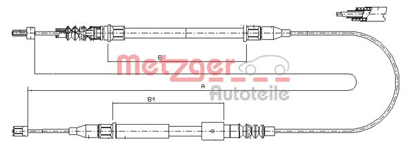 METZGER Kézifék bowden 11.5762_METZ