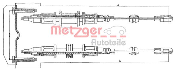 METZGER Kézifék bowden 11.5853_METZ