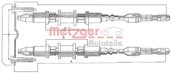 METZGER Kézifék bowden 11.5855_METZ