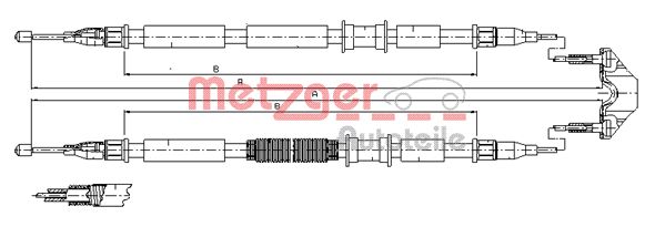 METZGER Kézifék bowden 11.5862_METZ