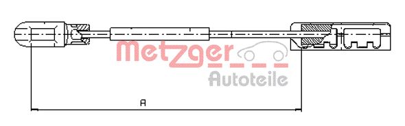 METZGER Kézifék bowden 11.5935_METZ