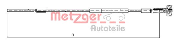 METZGER Kézifék bowden 11.5936_METZ