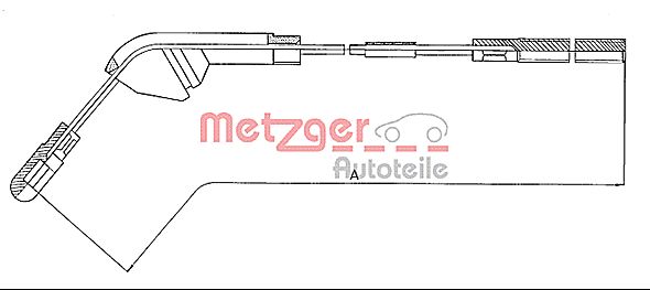 METZGER Kézifék bowden 11.5941_METZ