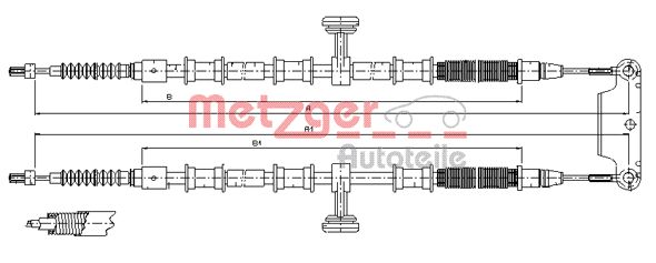 METZGER Kézifék bowden 11.5945_METZ