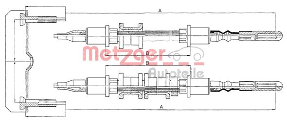 METZGER Kézifék bowden 11.5971_METZ