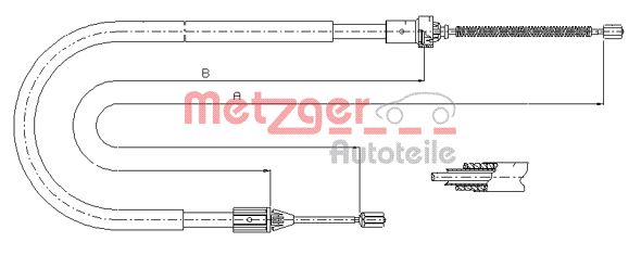 METZGER Kézifék bowden 11.6586_METZ