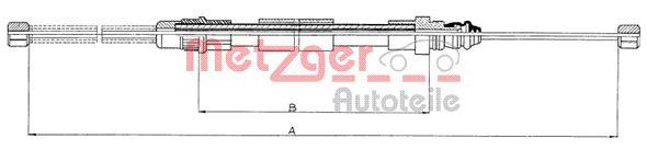 METZGER Kézifék bowden 11.6592_METZ