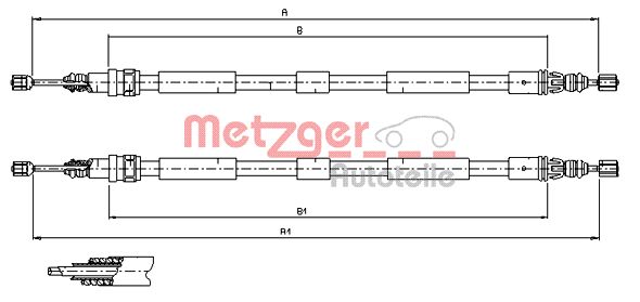 METZGER Kézifék bowden 11.6797_METZ