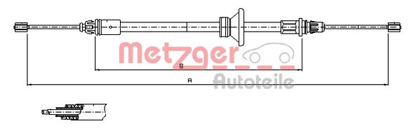 METZGER Kézifék bowden 11.6801_METZ