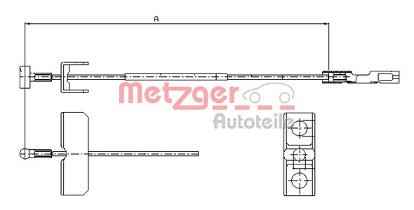 METZGER Kézifék bowden 11.6802_METZ