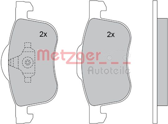 METZGER Első fékbetét 1170013_METZ