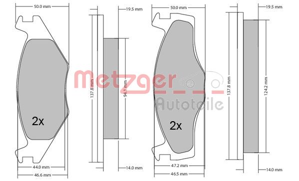 METZGER Első fékbetét 1170033_METZ