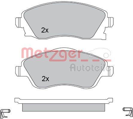 METZGER Első fékbetét 1170047_METZ