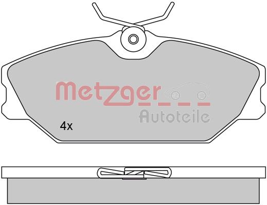 METZGER Első fékbetét 1170084_METZ