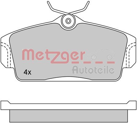 METZGER Első fékbetét 1170125_METZ