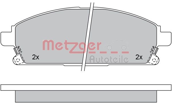 METZGER Első fékbetét 1170159_METZ