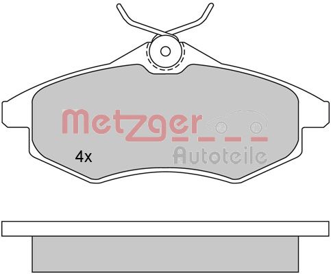 METZGER Első fékbetét 1170163_METZ