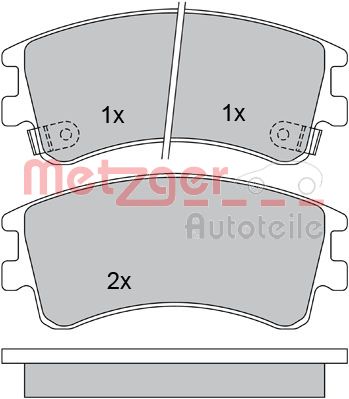 METZGER Első fékbetét 1170200_METZ