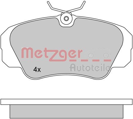 METZGER Első fékbetét 1170245_METZ