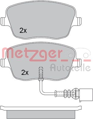 METZGER Első fékbetét 1170246_METZ