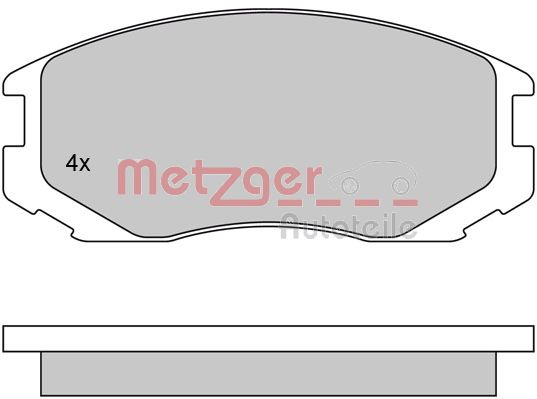 METZGER Első fékbetét 1170294_METZ