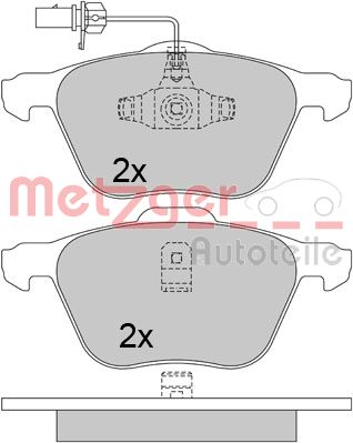 METZGER Első fékbetét 1170342_METZ