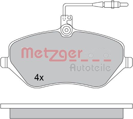 METZGER Első fékbetét 1170346_METZ