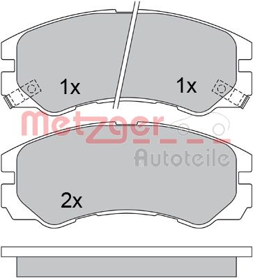 METZGER Első fékbetét 1170352_METZ