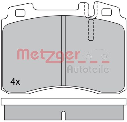 METZGER Első fékbetét 1170374_METZ