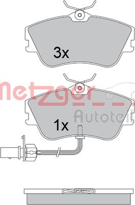 METZGER Első fékbetét 1170376_METZ