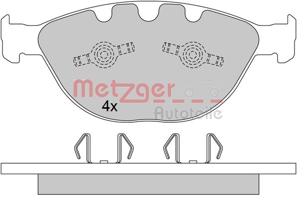 METZGER Első fékbetét 1170380_METZ