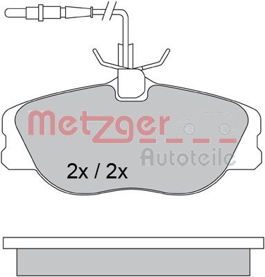 METZGER Első fékbetét 1170386_METZ