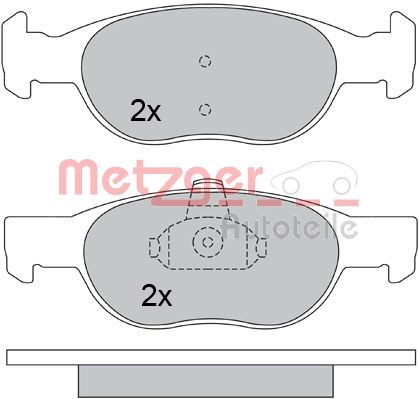 METZGER Első fékbetét 1170390_METZ