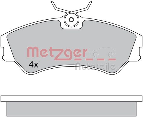 METZGER Első fékbetét 1170397_METZ