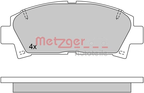 METZGER Első fékbetét 1170398_METZ