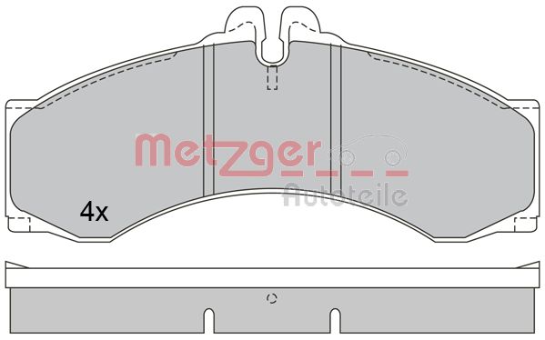 METZGER Első fékbetét 1170400_METZ