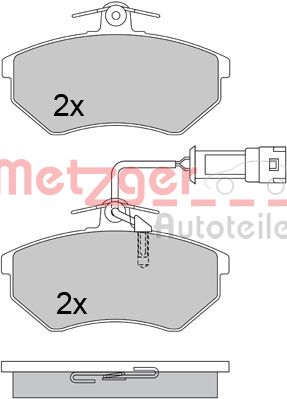 METZGER Első fékbetét 1170412_METZ