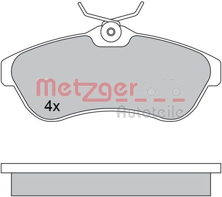 METZGER Első fékbetét 1170438_METZ