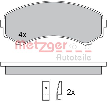 METZGER Első fékbetét 1170450_METZ