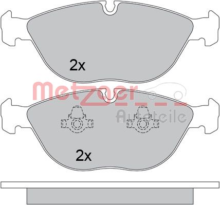 METZGER Első fékbetét 1170454_METZ