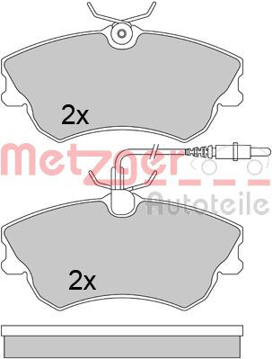 METZGER Első fékbetét 1170456_METZ