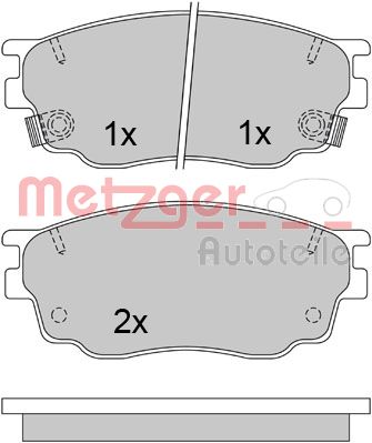 METZGER Első fékbetét 1170461_METZ