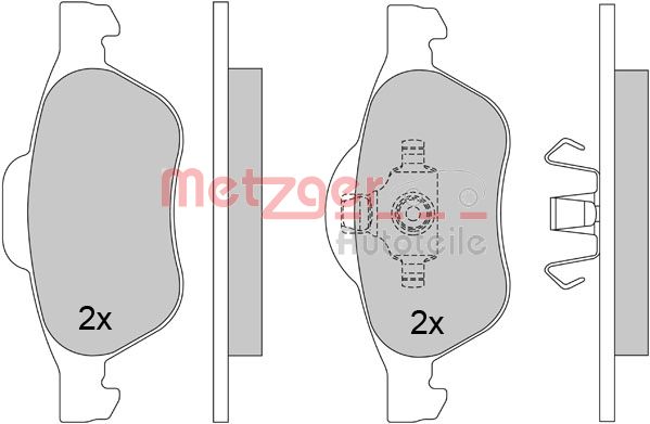 METZGER Első fékbetét 1170462_METZ