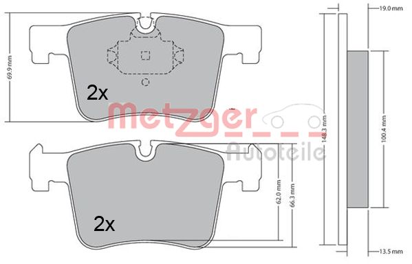 METZGER Első fékbetét 1170469_METZ