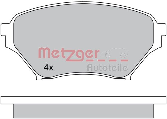 METZGER Első fékbetét 1170480_METZ