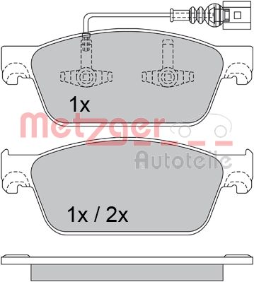 METZGER Első fékbetét 1170484_METZ